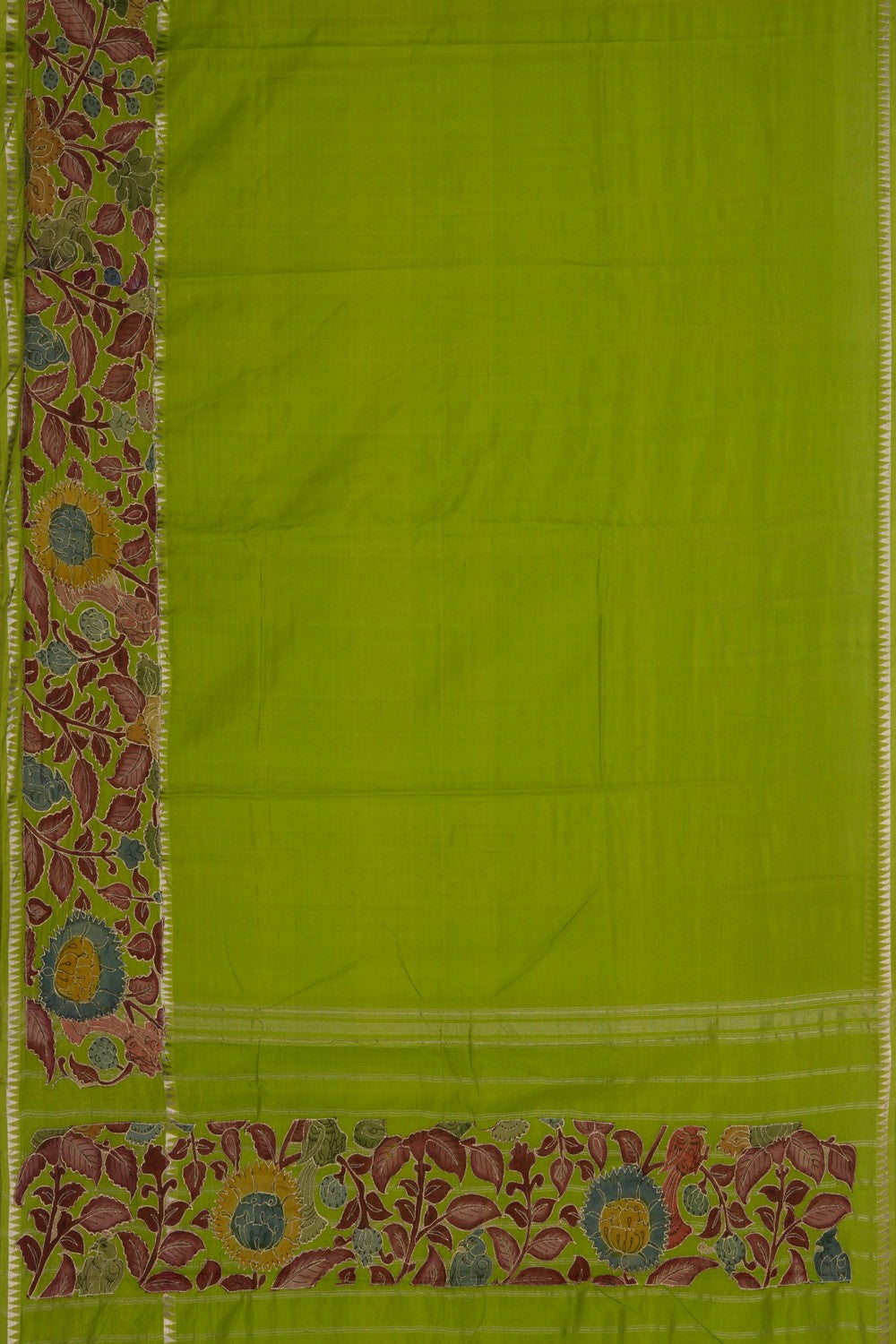 Image of Mangalgiri Embroidery Saree